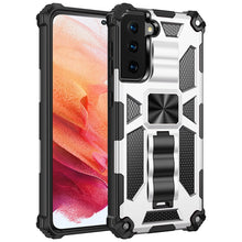 Load image into Gallery viewer, Shockproof TPU + PC Magnetic Protective Case with Holder, For Samsung Galaxy S21 5G