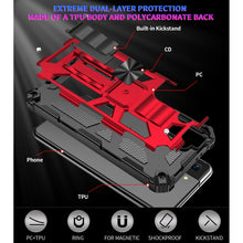 Load image into Gallery viewer, Shockproof TPU + PC Magnetic Protective Case with Holder, For Samsung Galaxy S21 5G