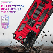 Load image into Gallery viewer, Shockproof TPU + PC Magnetic Protective Case with Holder, For Samsung Galaxy S21 5G