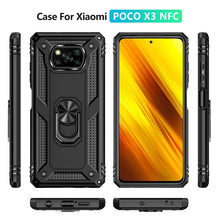 Load image into Gallery viewer, Shockproof TPU + PC Protective Case with 360 Degree Rotating Holder, For Xiaomi Poco X3 NFC