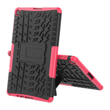 Load image into Gallery viewer, Tire Texture Shockproof TPU+PC Protective Case with Holder, For Huawei MatePad T10/T10S/Enjoy 2, For Xiaomi Mi 10T Lite 5G