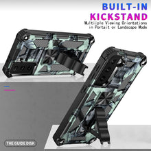 Load image into Gallery viewer, Camouflage Armor Shockproof TPU + PC Magnetic Protective Case with Holder, For Samsung Galaxy S21 5G, For Samsung Galaxy S21+ 5G, For Samsung Galaxy S21 Ultra 5G
