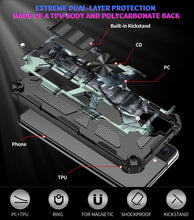 Load image into Gallery viewer, Camouflage Armor Shockproof TPU + PC Magnetic Protective Case with Holder, For Samsung Galaxy S21 5G, For Samsung Galaxy S21+ 5G, For Samsung Galaxy S21 Ultra 5G