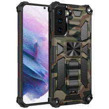 Load image into Gallery viewer, Camouflage Armor Shockproof TPU + PC Magnetic Protective Case with Holder, For Samsung Galaxy S21 5G, For Samsung Galaxy S21+ 5G, For Samsung Galaxy S21 Ultra 5G
