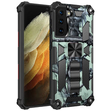 Load image into Gallery viewer, Camouflage Armor Shockproof TPU + PC Magnetic Protective Case with Holder, For Samsung Galaxy S21 5G, For Samsung Galaxy S21+ 5G, For Samsung Galaxy S21 Ultra 5G