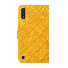 Load image into Gallery viewer, Ethnic Style Embossed Pattern Horizontal Flip Leather Case with Holder &amp; Card Slots &amp; Wallet &amp; Lanyard, For Samsung Galaxy A01, For Samsung Galaxy A10 / M10, For Samsung Galaxy A10s, For Samsung Galaxy A11, For Samsung Galaxy A12                       ...