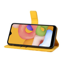 Load image into Gallery viewer, Ethnic Style Embossed Pattern Horizontal Flip Leather Case with Holder &amp; Card Slots &amp; Wallet &amp; Lanyard, For Samsung Galaxy A01, For Samsung Galaxy A10 / M10, For Samsung Galaxy A10s, For Samsung Galaxy A11, For Samsung Galaxy A12                       ...