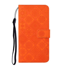 Load image into Gallery viewer, Ethnic Style Embossed Pattern Horizontal Flip Leather Case with Holder &amp; Card Slots &amp; Wallet &amp; Lanyard, For Samsung Galaxy A01, For Samsung Galaxy A10 / M10, For Samsung Galaxy A10s, For Samsung Galaxy A11, For Samsung Galaxy A12                       ...