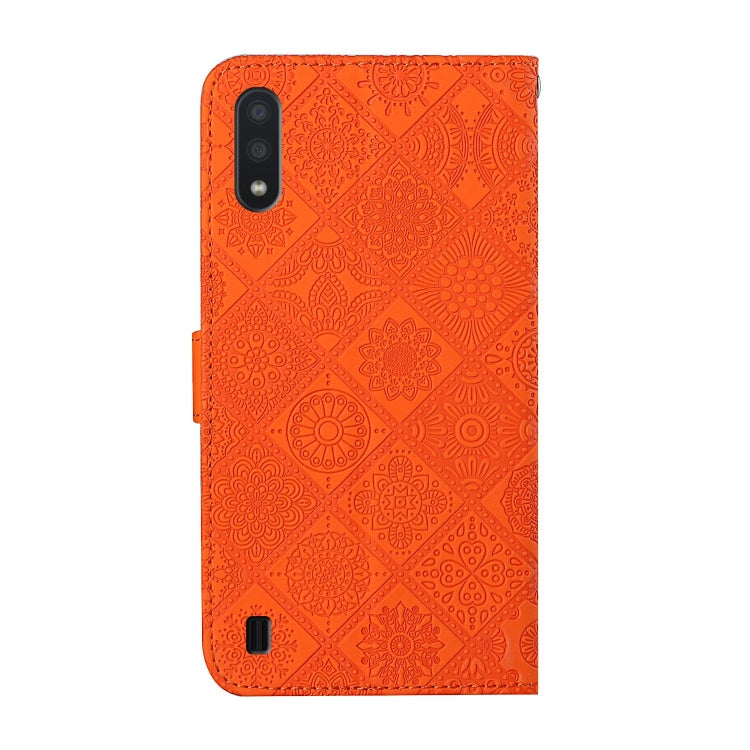 Ethnic Style Embossed Pattern Horizontal Flip Leather Case with Holder & Card Slots & Wallet & Lanyard, For Samsung Galaxy A01, For Samsung Galaxy A10 / M10, For Samsung Galaxy A10s, For Samsung Galaxy A11, For Samsung Galaxy A12                       ...