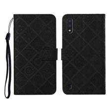 Load image into Gallery viewer, Ethnic Style Embossed Pattern Horizontal Flip Leather Case with Holder &amp; Card Slots &amp; Wallet &amp; Lanyard, For Samsung Galaxy A01, For Samsung Galaxy A10 / M10, For Samsung Galaxy A10s, For Samsung Galaxy A11, For Samsung Galaxy A12                       ...