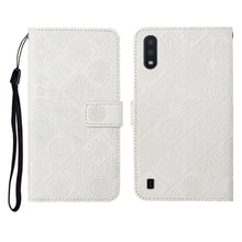 Load image into Gallery viewer, Ethnic Style Embossed Pattern Horizontal Flip Leather Case with Holder &amp; Card Slots &amp; Wallet &amp; Lanyard, For Samsung Galaxy A01, For Samsung Galaxy A10 / M10, For Samsung Galaxy A10s, For Samsung Galaxy A11, For Samsung Galaxy A12                       ...