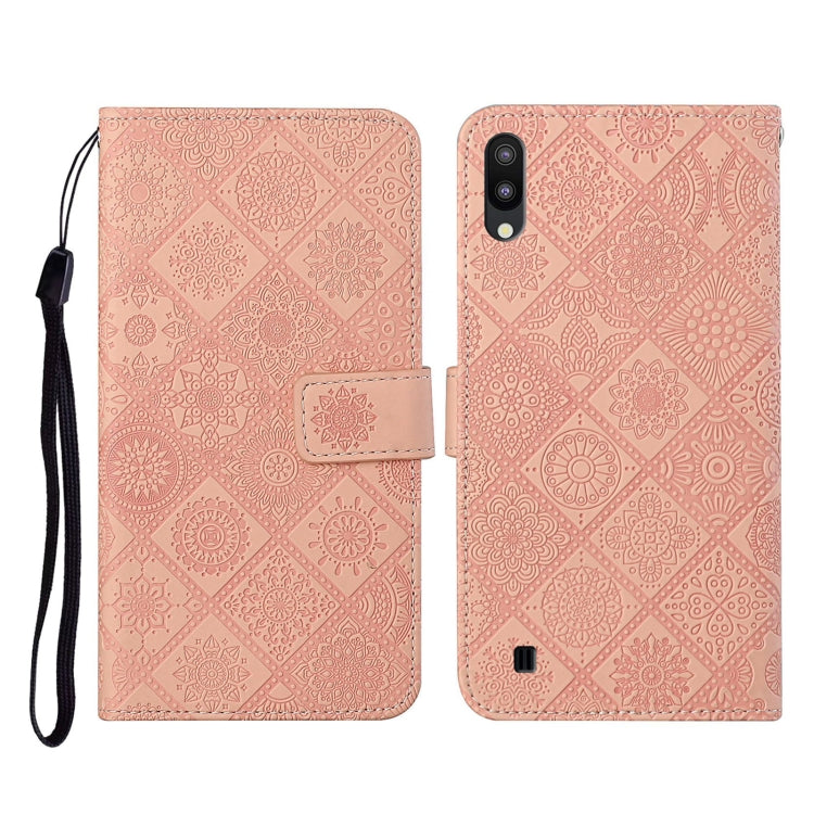 Ethnic Style Embossed Pattern Horizontal Flip Leather Case with Holder & Card Slots & Wallet & Lanyard, For Samsung Galaxy A01, For Samsung Galaxy A10 / M10, For Samsung Galaxy A10s, For Samsung Galaxy A11, For Samsung Galaxy A12                       ...