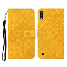 Load image into Gallery viewer, Ethnic Style Embossed Pattern Horizontal Flip Leather Case with Holder &amp; Card Slots &amp; Wallet &amp; Lanyard, For Samsung Galaxy A01, For Samsung Galaxy A10 / M10, For Samsung Galaxy A10s, For Samsung Galaxy A11, For Samsung Galaxy A12                       ...