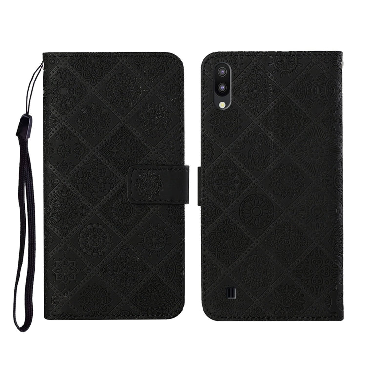 Ethnic Style Embossed Pattern Horizontal Flip Leather Case with Holder & Card Slots & Wallet & Lanyard, For Samsung Galaxy A01, For Samsung Galaxy A10 / M10, For Samsung Galaxy A10s, For Samsung Galaxy A11, For Samsung Galaxy A12                       ...