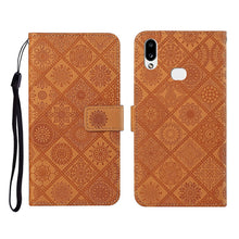Load image into Gallery viewer, Ethnic Style Embossed Pattern Horizontal Flip Leather Case with Holder &amp; Card Slots &amp; Wallet &amp; Lanyard, For Samsung Galaxy A01, For Samsung Galaxy A10 / M10, For Samsung Galaxy A10s, For Samsung Galaxy A11, For Samsung Galaxy A12                       ...