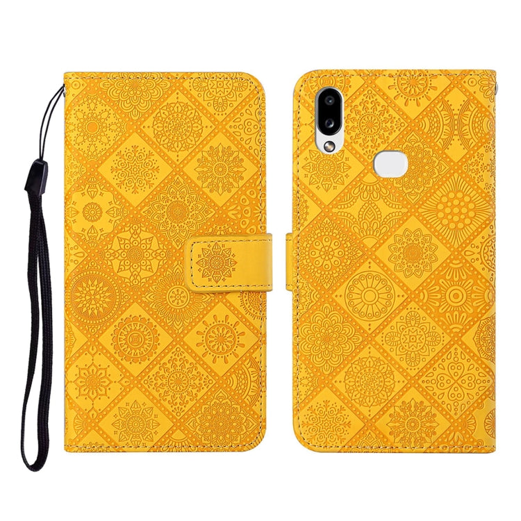 Ethnic Style Embossed Pattern Horizontal Flip Leather Case with Holder & Card Slots & Wallet & Lanyard, For Samsung Galaxy A01, For Samsung Galaxy A10 / M10, For Samsung Galaxy A10s, For Samsung Galaxy A11, For Samsung Galaxy A12                       ...