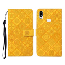 Load image into Gallery viewer, Ethnic Style Embossed Pattern Horizontal Flip Leather Case with Holder &amp; Card Slots &amp; Wallet &amp; Lanyard, For Samsung Galaxy A01, For Samsung Galaxy A10 / M10, For Samsung Galaxy A10s, For Samsung Galaxy A11, For Samsung Galaxy A12                       ...