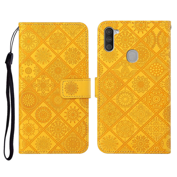 Ethnic Style Embossed Pattern Horizontal Flip Leather Case with Holder & Card Slots & Wallet & Lanyard, For Samsung Galaxy A01, For Samsung Galaxy A10 / M10, For Samsung Galaxy A10s, For Samsung Galaxy A11, For Samsung Galaxy A12                       ...
