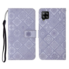 Load image into Gallery viewer, Ethnic Style Embossed Pattern Horizontal Flip Leather Case with Holder &amp; Card Slots &amp; Wallet &amp; Lanyard, For Samsung Galaxy A01, For Samsung Galaxy A10 / M10, For Samsung Galaxy A10s, For Samsung Galaxy A11, For Samsung Galaxy A12                       ...