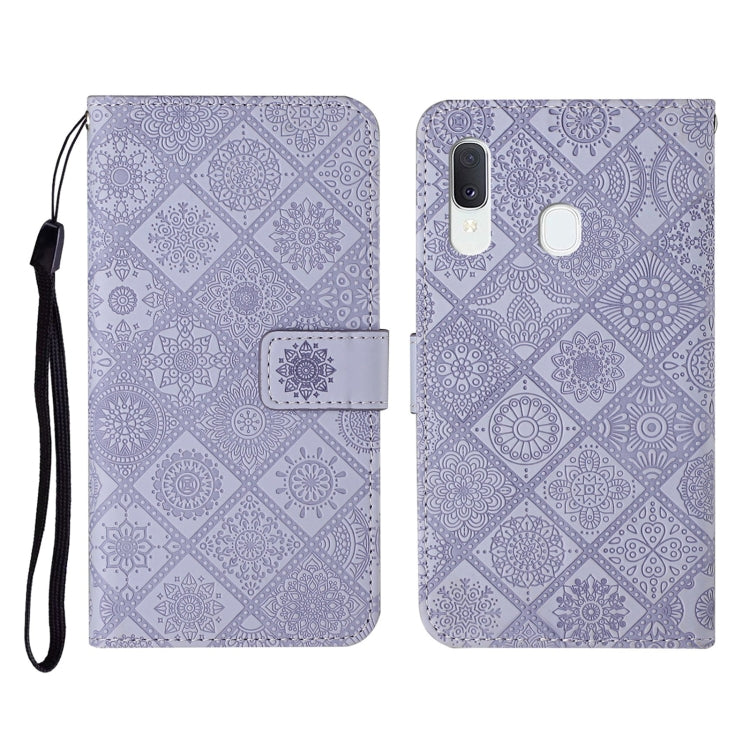 Ethnic Style Embossed Pattern Horizontal Flip Leather Case with Holder & Card Slots & Wallet & Lanyard, For Samsung Galaxy A01, For Samsung Galaxy A10 / M10, For Samsung Galaxy A10s, For Samsung Galaxy A11, For Samsung Galaxy A12                       ...