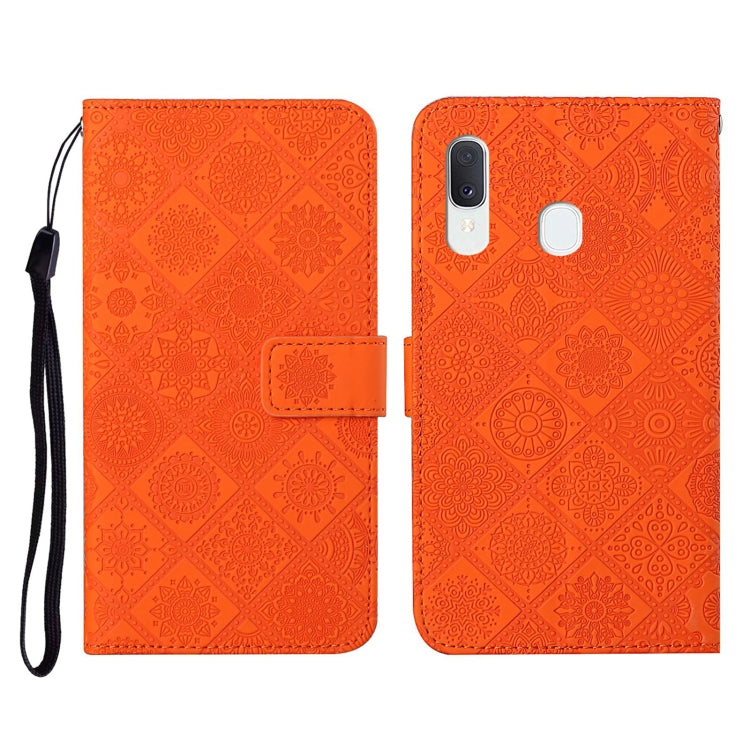 Ethnic Style Embossed Pattern Horizontal Flip Leather Case with Holder & Card Slots & Wallet & Lanyard, For Samsung Galaxy A01, For Samsung Galaxy A10 / M10, For Samsung Galaxy A10s, For Samsung Galaxy A11, For Samsung Galaxy A12                       ...