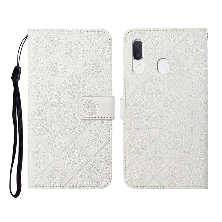 Ethnic Style Embossed Pattern Horizontal Flip Leather Case with Holder & Card Slots & Wallet & Lanyard, For Samsung Galaxy A01, For Samsung Galaxy A10 / M10, For Samsung Galaxy A10s, For Samsung Galaxy A11, For Samsung Galaxy A12                       ...