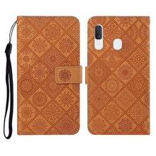Load image into Gallery viewer, Ethnic Style Embossed Pattern Horizontal Flip Leather Case with Holder &amp; Card Slots &amp; Wallet &amp; Lanyard, For Samsung Galaxy A20e, For Samsung Galaxy A20s, For Samsung Galaxy A21, For Samsung Galaxy A21s, For Samsung Galaxy A31, For Samsung Galaxy A40