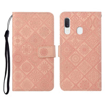 Load image into Gallery viewer, Ethnic Style Embossed Pattern Horizontal Flip Leather Case with Holder &amp; Card Slots &amp; Wallet &amp; Lanyard, For Samsung Galaxy A20e, For Samsung Galaxy A20s, For Samsung Galaxy A21, For Samsung Galaxy A21s, For Samsung Galaxy A31, For Samsung Galaxy A40