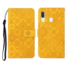 Load image into Gallery viewer, Ethnic Style Embossed Pattern Horizontal Flip Leather Case with Holder &amp; Card Slots &amp; Wallet &amp; Lanyard, For Samsung Galaxy A20e, For Samsung Galaxy A20s, For Samsung Galaxy A21, For Samsung Galaxy A21s, For Samsung Galaxy A31, For Samsung Galaxy A40