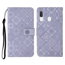 Load image into Gallery viewer, Ethnic Style Embossed Pattern Horizontal Flip Leather Case with Holder &amp; Card Slots &amp; Wallet &amp; Lanyard, For Samsung Galaxy A20e, For Samsung Galaxy A20s, For Samsung Galaxy A21, For Samsung Galaxy A21s, For Samsung Galaxy A31, For Samsung Galaxy A40