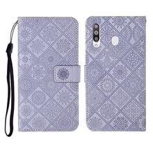 Load image into Gallery viewer, Ethnic Style Embossed Pattern Horizontal Flip Leather Case with Holder &amp; Card Slots &amp; Wallet &amp; Lanyard, For Samsung Galaxy A20e, For Samsung Galaxy A20s, For Samsung Galaxy A21, For Samsung Galaxy A21s, For Samsung Galaxy A31, For Samsung Galaxy A40