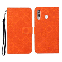 Load image into Gallery viewer, Ethnic Style Embossed Pattern Horizontal Flip Leather Case with Holder &amp; Card Slots &amp; Wallet &amp; Lanyard, For Samsung Galaxy A20e, For Samsung Galaxy A20s, For Samsung Galaxy A21, For Samsung Galaxy A21s, For Samsung Galaxy A31, For Samsung Galaxy A40