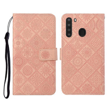 Load image into Gallery viewer, Ethnic Style Embossed Pattern Horizontal Flip Leather Case with Holder &amp; Card Slots &amp; Wallet &amp; Lanyard, For Samsung Galaxy A20e, For Samsung Galaxy A20s, For Samsung Galaxy A21, For Samsung Galaxy A21s, For Samsung Galaxy A31, For Samsung Galaxy A40