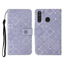 Load image into Gallery viewer, Ethnic Style Embossed Pattern Horizontal Flip Leather Case with Holder &amp; Card Slots &amp; Wallet &amp; Lanyard, For Samsung Galaxy A20e, For Samsung Galaxy A20s, For Samsung Galaxy A21, For Samsung Galaxy A21s, For Samsung Galaxy A31, For Samsung Galaxy A40