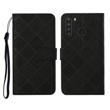 Load image into Gallery viewer, Ethnic Style Embossed Pattern Horizontal Flip Leather Case with Holder &amp; Card Slots &amp; Wallet &amp; Lanyard, For Samsung Galaxy A20e, For Samsung Galaxy A20s, For Samsung Galaxy A21, For Samsung Galaxy A21s, For Samsung Galaxy A31, For Samsung Galaxy A40