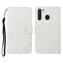 Load image into Gallery viewer, Ethnic Style Embossed Pattern Horizontal Flip Leather Case with Holder &amp; Card Slots &amp; Wallet &amp; Lanyard, For Samsung Galaxy A20e, For Samsung Galaxy A20s, For Samsung Galaxy A21, For Samsung Galaxy A21s, For Samsung Galaxy A31, For Samsung Galaxy A40