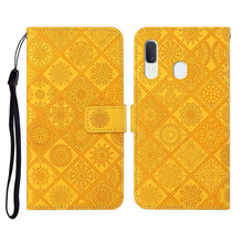 Load image into Gallery viewer, Ethnic Style Embossed Pattern Horizontal Flip Leather Case with Holder &amp; Card Slots &amp; Wallet &amp; Lanyard, For Samsung Galaxy A20e, For Samsung Galaxy A20s, For Samsung Galaxy A21, For Samsung Galaxy A21s, For Samsung Galaxy A31, For Samsung Galaxy A40