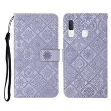 Load image into Gallery viewer, Ethnic Style Embossed Pattern Horizontal Flip Leather Case with Holder &amp; Card Slots &amp; Wallet &amp; Lanyard, For Samsung Galaxy A20e, For Samsung Galaxy A20s, For Samsung Galaxy A21, For Samsung Galaxy A21s, For Samsung Galaxy A31, For Samsung Galaxy A40