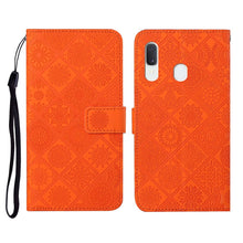 Load image into Gallery viewer, Ethnic Style Embossed Pattern Horizontal Flip Leather Case with Holder &amp; Card Slots &amp; Wallet &amp; Lanyard, For Samsung Galaxy A20e, For Samsung Galaxy A20s, For Samsung Galaxy A21, For Samsung Galaxy A21s, For Samsung Galaxy A31, For Samsung Galaxy A40