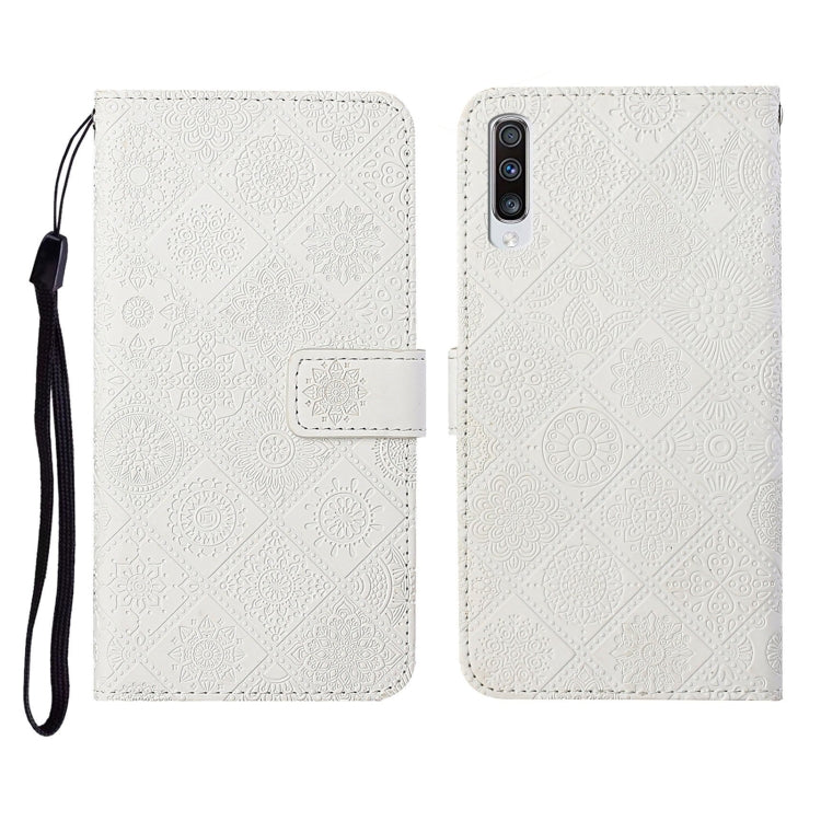 Ethnic Style Embossed Pattern Horizontal Flip Leather Case with Holder & Card Slots & Wallet & Lanyard, For Samsung Galaxy A41, For Samsung Galaxy A42 5G, For Samsung Galaxy A50, For Samsung Galaxy A51, For Samsung Galaxy A70, For Samsung Galaxy A71