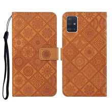 Load image into Gallery viewer, Ethnic Style Embossed Pattern Horizontal Flip Leather Case with Holder &amp; Card Slots &amp; Wallet &amp; Lanyard, For Samsung Galaxy A41, For Samsung Galaxy A42 5G, For Samsung Galaxy A50, For Samsung Galaxy A51, For Samsung Galaxy A70, For Samsung Galaxy A71