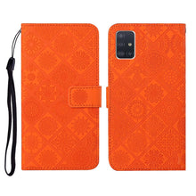 Load image into Gallery viewer, Ethnic Style Embossed Pattern Horizontal Flip Leather Case with Holder &amp; Card Slots &amp; Wallet &amp; Lanyard, For Samsung Galaxy A41, For Samsung Galaxy A42 5G, For Samsung Galaxy A50, For Samsung Galaxy A51, For Samsung Galaxy A70, For Samsung Galaxy A71