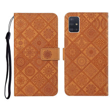 Load image into Gallery viewer, Ethnic Style Embossed Pattern Horizontal Flip Leather Case with Holder &amp; Card Slots &amp; Wallet &amp; Lanyard, For Samsung Galaxy A41, For Samsung Galaxy A42 5G, For Samsung Galaxy A50, For Samsung Galaxy A51, For Samsung Galaxy A70, For Samsung Galaxy A71