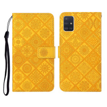 Load image into Gallery viewer, Ethnic Style Embossed Pattern Horizontal Flip Leather Case with Holder &amp; Card Slots &amp; Wallet &amp; Lanyard, For Samsung Galaxy A41, For Samsung Galaxy A42 5G, For Samsung Galaxy A50, For Samsung Galaxy A51, For Samsung Galaxy A70, For Samsung Galaxy A71