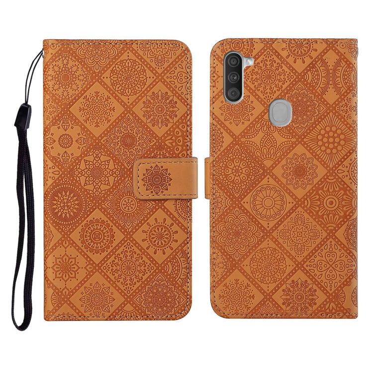Ethnic Style Embossed Pattern Horizontal Flip Leather Case with Holder & Card Slots & Wallet & Lanyard, For Samsung Galaxy M11, For Samsung Galaxy Note20, For Samsung Galaxy Note20 Ultra, For Samsung Galaxy S10, For Samsung Galaxy S10+                 ...
