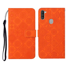 Load image into Gallery viewer, Ethnic Style Embossed Pattern Horizontal Flip Leather Case with Holder &amp; Card Slots &amp; Wallet &amp; Lanyard, For Samsung Galaxy M11, For Samsung Galaxy Note20, For Samsung Galaxy Note20 Ultra, For Samsung Galaxy S10, For Samsung Galaxy S10+                 ...
