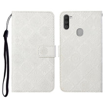 Load image into Gallery viewer, Ethnic Style Embossed Pattern Horizontal Flip Leather Case with Holder &amp; Card Slots &amp; Wallet &amp; Lanyard, For Samsung Galaxy M11, For Samsung Galaxy Note20, For Samsung Galaxy Note20 Ultra, For Samsung Galaxy S10, For Samsung Galaxy S10+                 ...
