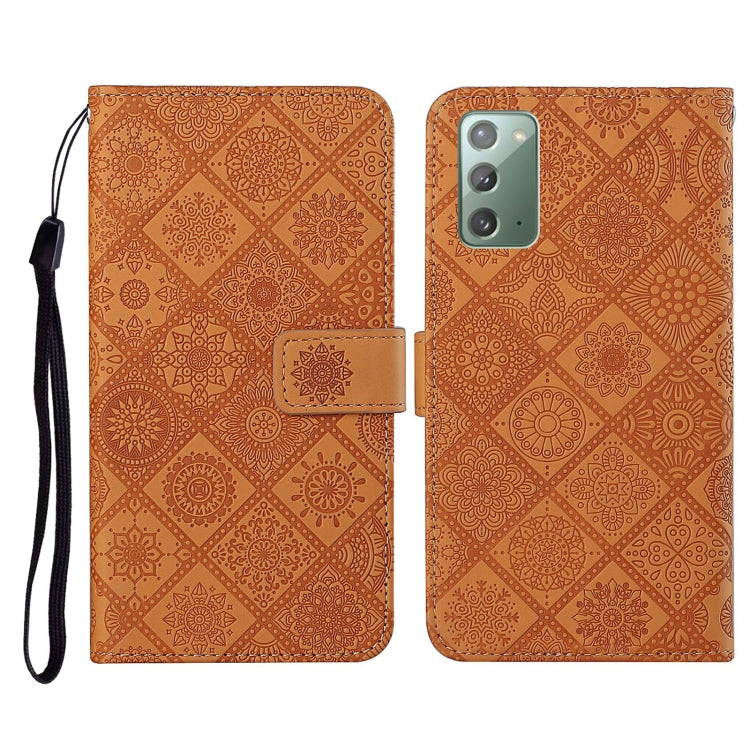 Ethnic Style Embossed Pattern Horizontal Flip Leather Case with Holder & Card Slots & Wallet & Lanyard, For Samsung Galaxy M11, For Samsung Galaxy Note20, For Samsung Galaxy Note20 Ultra, For Samsung Galaxy S10, For Samsung Galaxy S10+                 ...