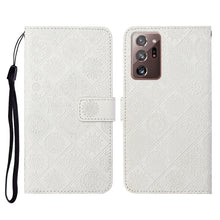 Load image into Gallery viewer, Ethnic Style Embossed Pattern Horizontal Flip Leather Case with Holder &amp; Card Slots &amp; Wallet &amp; Lanyard, For Samsung Galaxy M11, For Samsung Galaxy Note20, For Samsung Galaxy Note20 Ultra, For Samsung Galaxy S10, For Samsung Galaxy S10+                 ...