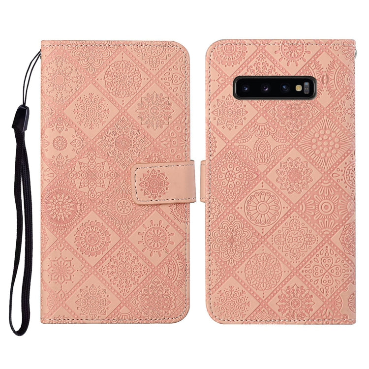 Ethnic Style Embossed Pattern Horizontal Flip Leather Case with Holder & Card Slots & Wallet & Lanyard, For Samsung Galaxy M11, For Samsung Galaxy Note20, For Samsung Galaxy Note20 Ultra, For Samsung Galaxy S10, For Samsung Galaxy S10+                 ...